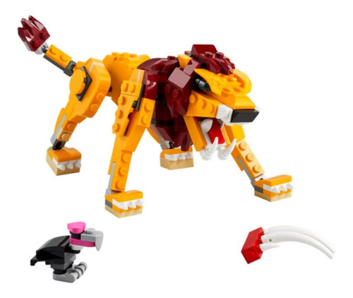 Imagen 2 de 12 de Lego Bloques Creator Animales Salvajes 3 En 1 31112 Cantidad De Piezas 224