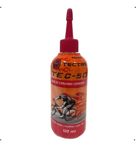 Tectire oleo lubrificante de corrente bike Tec-50 cera 120ml