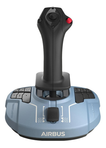Control joystick Thrustmaster TCA Sidestick Airbus edition negro y azul