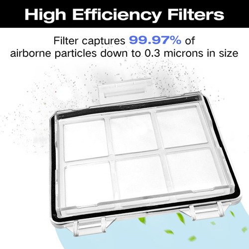 Hh Filtro Hepa For Robot Aspirador E10 E12 B112, 4 Unidades