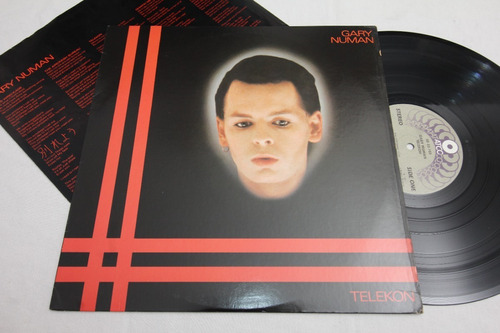 Vinilo Gary Numan Telekon 1980 Usa Sobre Interno