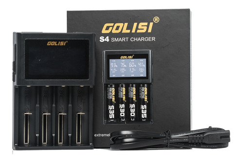 Cargador De Baterias X 4 Golisi S4 18650 Y Otros + Delivery