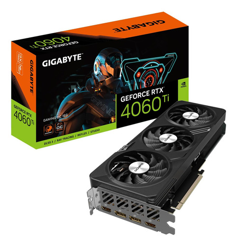 Tarjeta Video Gigabyte Rtx 4060ti Gaming Oc 16gb Pci4.0/3.0