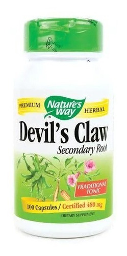 Devil's Claw 100 Caps Salud Articular De Natures Way