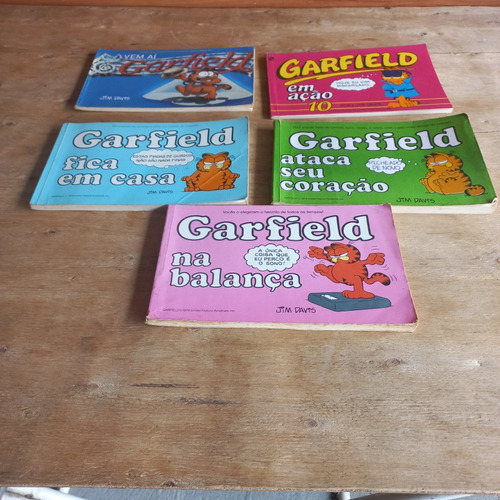 Livros Garfield 5 Volumes