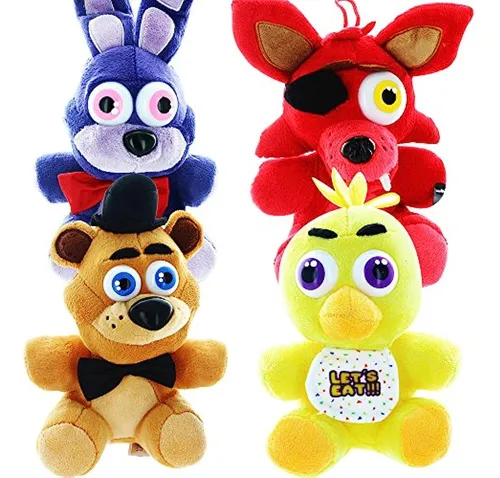 Peluches De Fnaf Cuatro Unidades 25cm De Alto