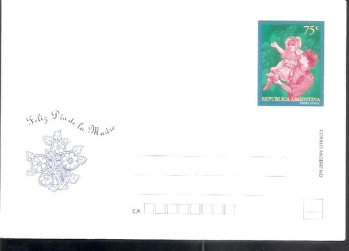 Argentina 1999 Sobre Entero Postal Dia De La Madre