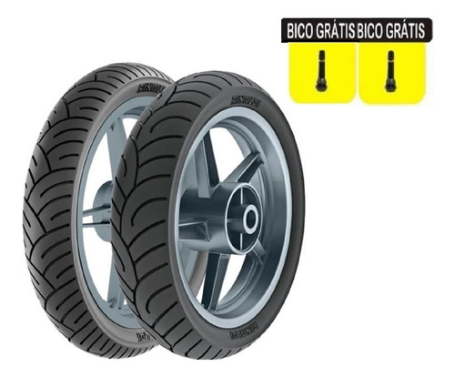 Par Pneu 140/70-17 E 110/70-17 Hb37 Rinaldi Cb 300 Twister
