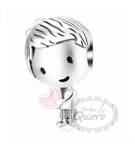 Charm 100% Plata 925 Niño Hijo Hermano Para Pulsera Pandora