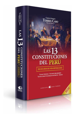 Las 13 Constituciones Del Perú Tapa Dura Original Nuevo
