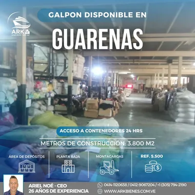 Galpón en alquiler