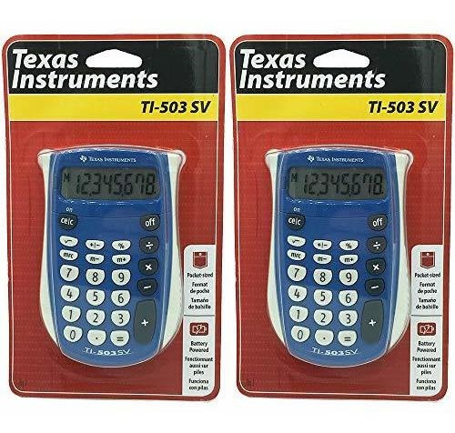 Texas Instruments: Ti-503sv Calculadora De Mano, Ocho Dígito