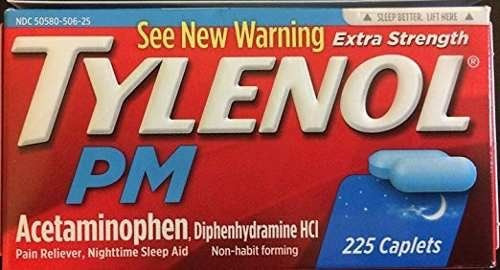 Extra Strength Tylenol Pm 225 Capsulas