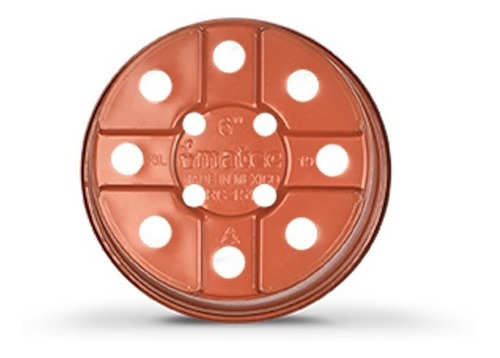 Maceta 6 Pulgadas Color Terracota En Polipropileno Flexible