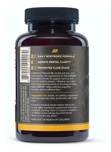 Onnit Alpha Brain (90 Ct) Mas De 1 Millon De Botellas Vend