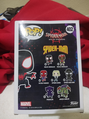 Miles Morales Funko Pop 402 Sticker Special Edition Original