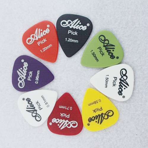 Púas De Guitarra Eléctrica Antideslizantes Mate, Púas De 6 P