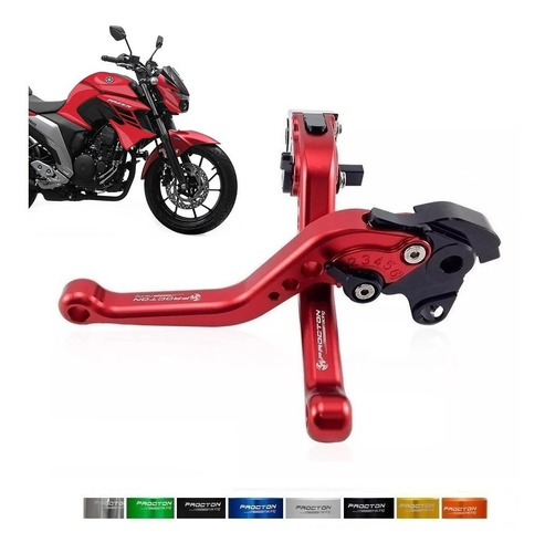 Manete Esportivo Procton Racing Yamaha Fazer 250 Fz25