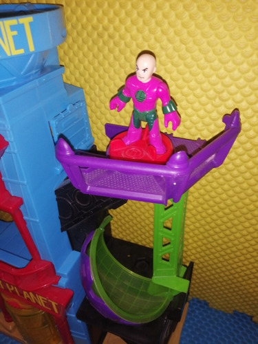 Dc Super Friends Imaginext Superman Vs Lex Luthor Y Set (Usado)