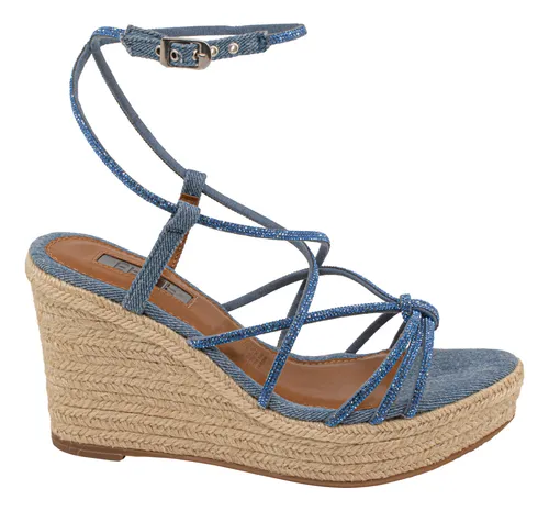 Sandalias De Plataforma Con Pedreria MercadoLibre