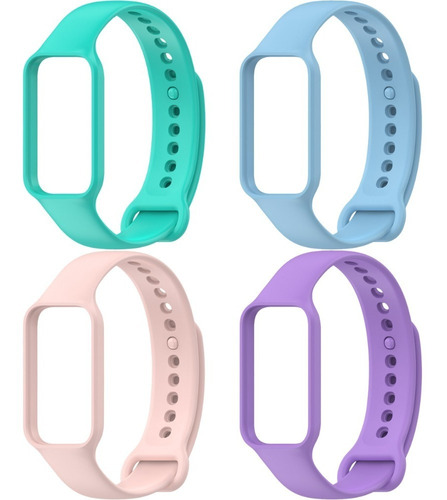 4 Correas Manillas Pulsos Para Redmi Smart Band 2 | Silicona