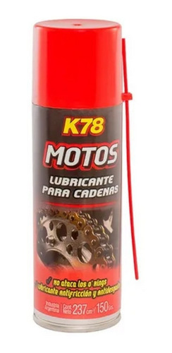 Lubricante Aceite De Cadena De Motos K78 237cc