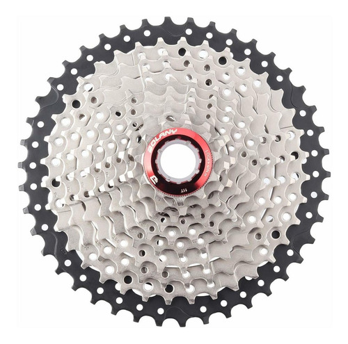 Bolany 10 Speed Cassette Fit For Mtb Black Silver 11-42t