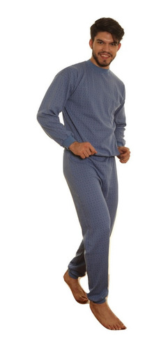 Imagen 1 de 7 de Pijama Hombre Talle Especial Invierno Yacard Pesado 