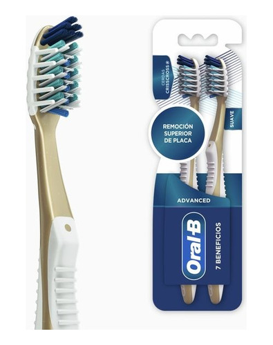 Oral-b Cepillo De Dientes Oral B 7 Beneficios 2 Unidades