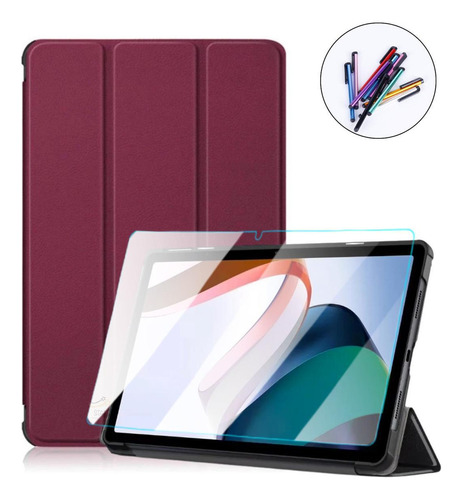 Capa Auto Sleep + Caneta + Película Para Xiaomi Redmi Pad