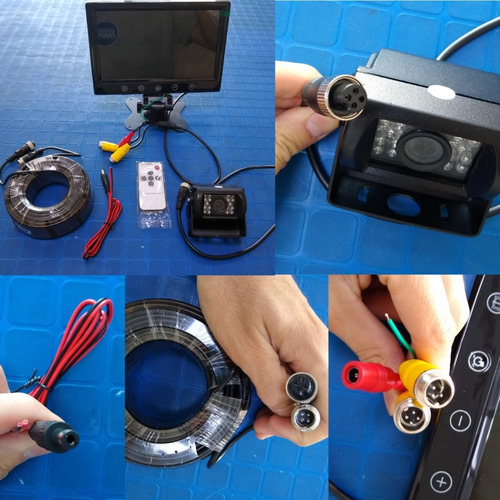 Imagen 9 de 9 de Pantalla 9 Y Camara Vigilancia Motorhome Auto Yb901