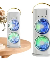 Comprar Ar Condicionado Portatil Mini Climatizador Duplo Ventilador De Mesa Climatizador Umidificador Bivolt 110u002F220v