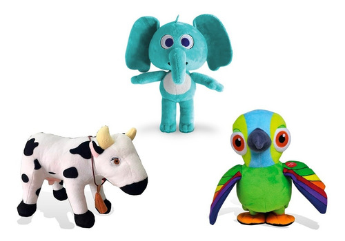 Clarín La Granja De Zenon Set 2 De 3 Peluches