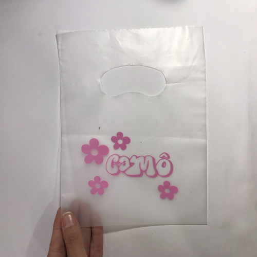 Sacola Plástica Personalizada 16x22 (0,12) Promoção 100 Unid