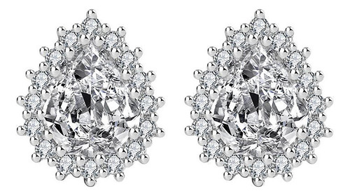 Juego De Collares Y Pendientes De Cristal Con Forma De Gota