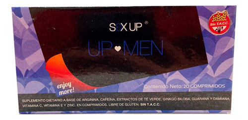 Sex Up- Suplemento Dietario- Marca Oficial 