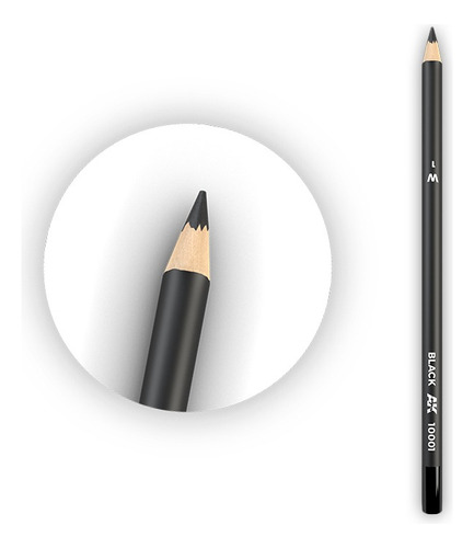 Ak Interactive Watercolor Pencil Black Basic