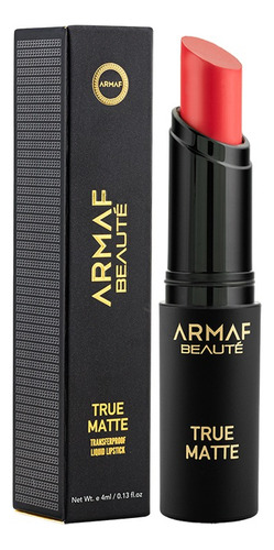 Armaf Beaute Labial Mate Larga Duracion A Prueba De Agua Color Hermosa