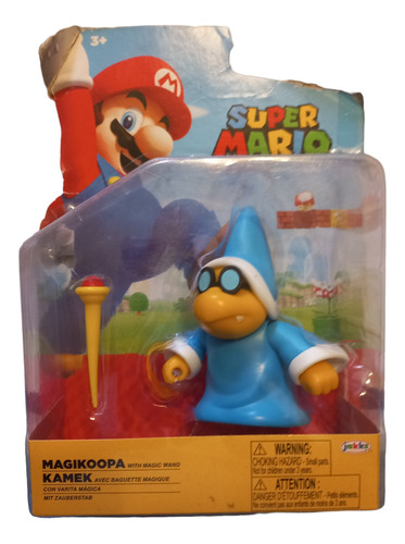 Figura Magikoopa Kamek Super Mario (empaque Dañado)