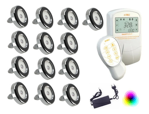 Smart Pool 90w Rgb + 13 Led P/piscina Tholz Inox 316 Rgb 6w