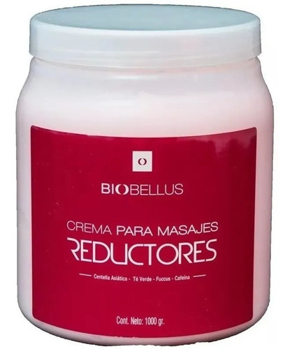 Crema Para Masajes Reductores Y Celulitis Biobellus 1000gr