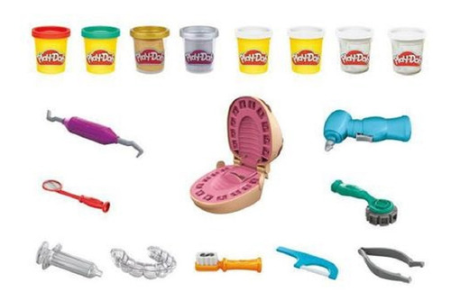 Massinha Playdoh De Modelar - Brincando De Dentista - Oferta