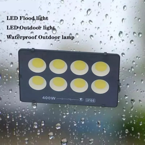 Foco Reflector Led 400w 36.000lm Cancha Gimnasio Galpones