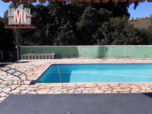 Imagem 20 de 30 de Chácara Com Excelente Localização, Pomar, Casa Com 03 Dormitórios, Piscina, Pertinho Da Cidade À Venda, 11000 M² Por R$ 500.000 - Ch0321