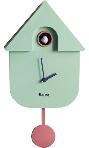 Fisura - Reloj De Cuco Menta, Rosa Y Blanco