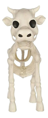 Adorno De Resina Para Halloween Con Esqueleto De Vaca Y Hues