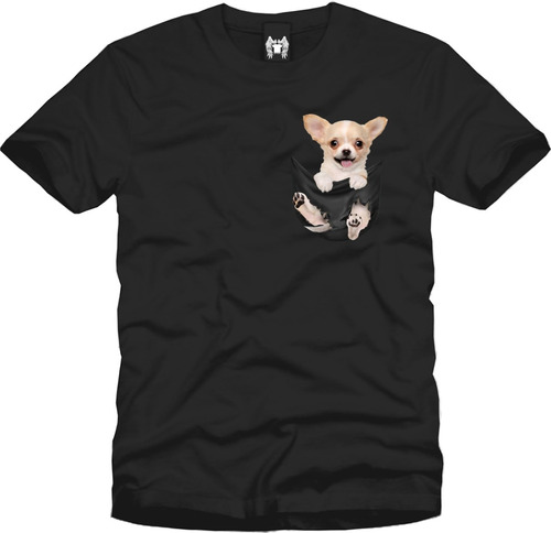 Playera Chihuahua En El Bolsillo