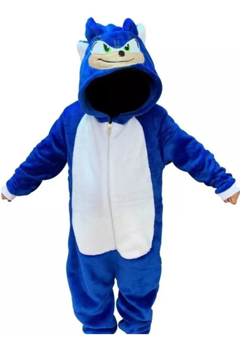 Pijama Enteriza Sonic Niños, Envío Rápido