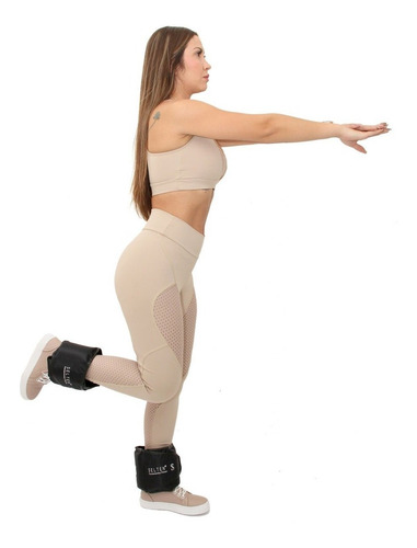 Imagem 5 de 7 de Caneleira Academia Peso 2kg Tornozeleira Para Treino 1 Par