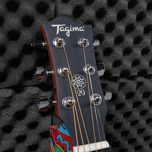 Imagem 6 de 10 de Violao Tagima Eletroacustico Tw-29 Dsb Medio Jumbo Woodstock